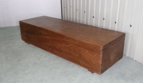 Long Victorian Pine Blanket Box Coffee Table