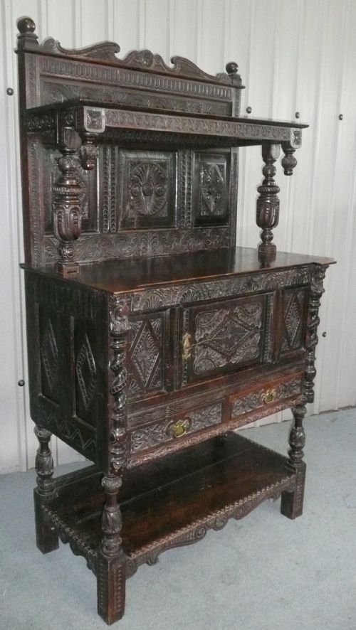 17th Century Dresser, Court or Livery Cupboard