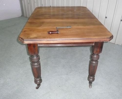 Edwardian Wind Out Walnut Kitchen Dining Table