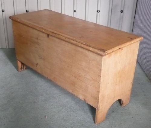 Georgian Pine 5 Plank Coffer Coffee Table