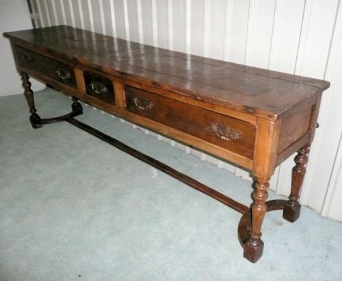 Long 19th Century French Fruit Wood Dresser