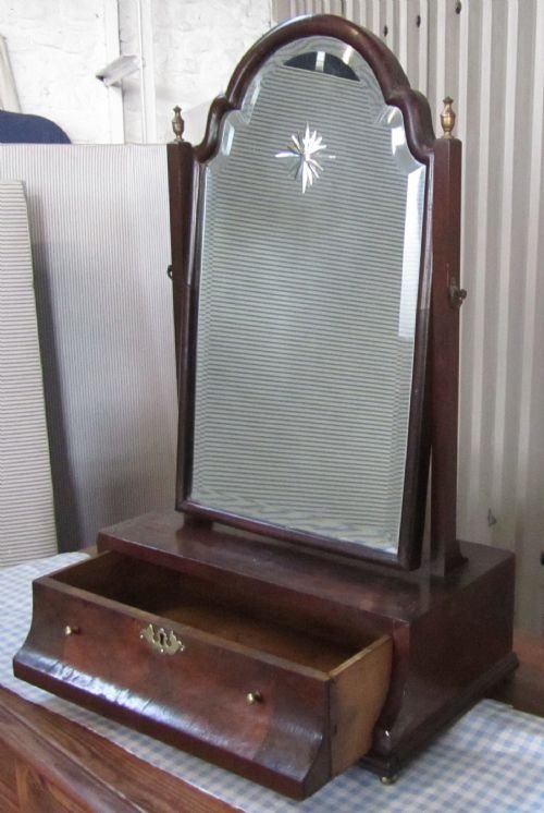 A Georgian Star Burst Toilet Vanity Mirror