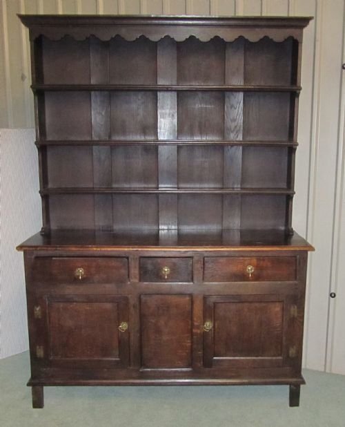 Large Georgian Oak Farmhouse Dresser