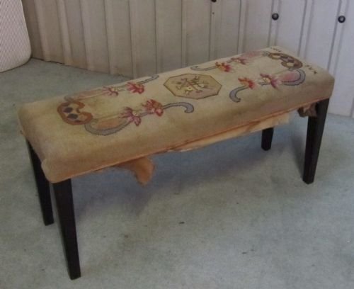 Victorian Mahogany Piano Duet Stool