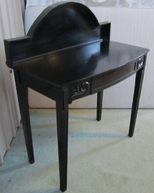 Black Ebonized Side or Hall Table