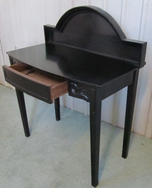 fig 2. BLACK EBONIZED SIDE OR HALL TABLE