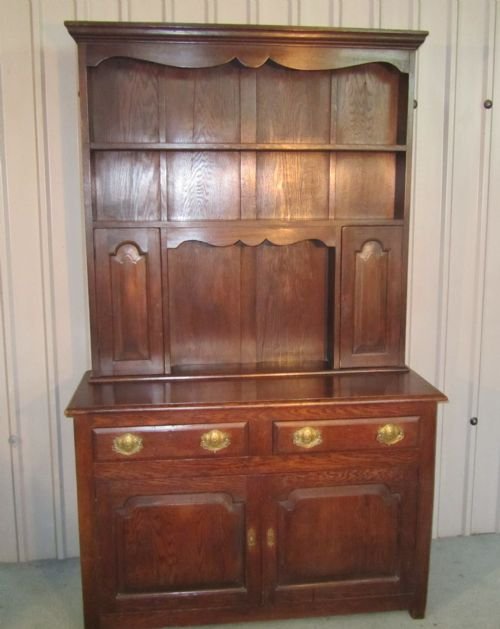fig 1. EARLY VICTORIAN COUNTRY OAK WELSH DRESSER