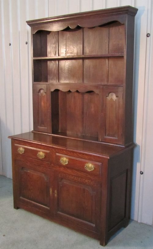 fig 2. EARLY VICTORIAN COUNTRY OAK WELSH DRESSER