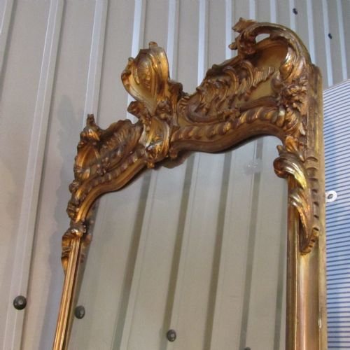 fig 1. LARGE FRENCH GILT CONSOLE OR PIER MIRROR