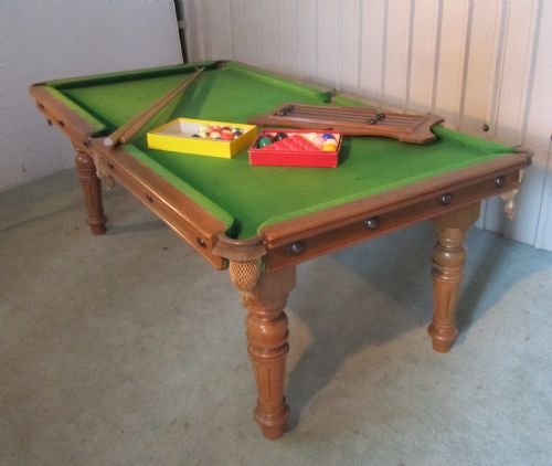 Riley Arts and Crafts Snooker Oak Dining Table