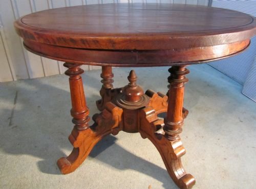 Round Oak Centre Table