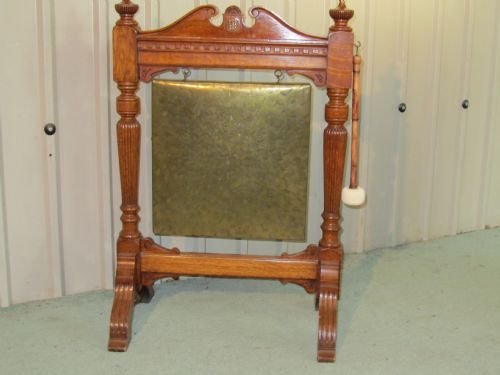Oak Arts and Crafts Dinner Gong