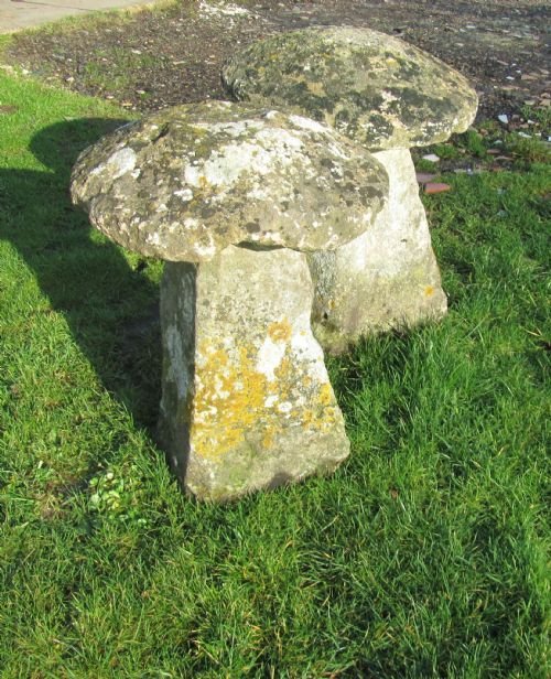 A Pair of 18th Century Staddle Stones