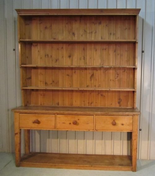 Very Large Georgian Pot Board Pine Dresser