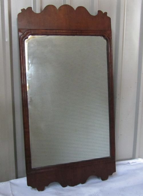 Large Mahogany Wall Mirror
