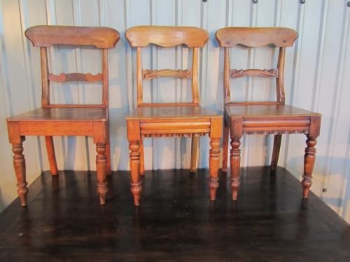 fig 2. HARLEQUIN SET OF 8 FRUIT-WOOD KITCHEN CHAIRS