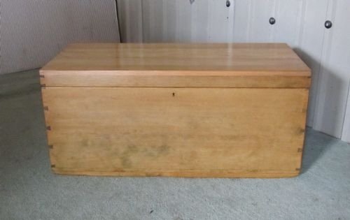 Victorian Stripped Pine Blanket Box Toy Chest Coffee Table