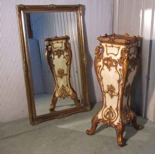 fig 1. An Aged Gilt Wall Mirror