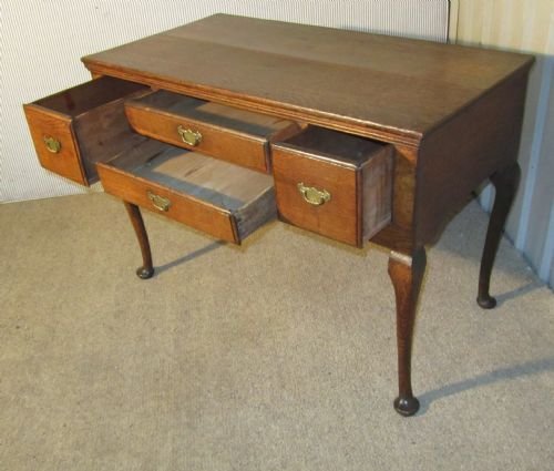fig 1. A George II Oak Lowboy