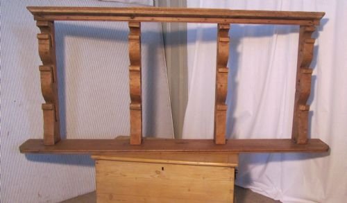 fig 1. Georgian Pine Spit Rack holder for Roasting Jacks