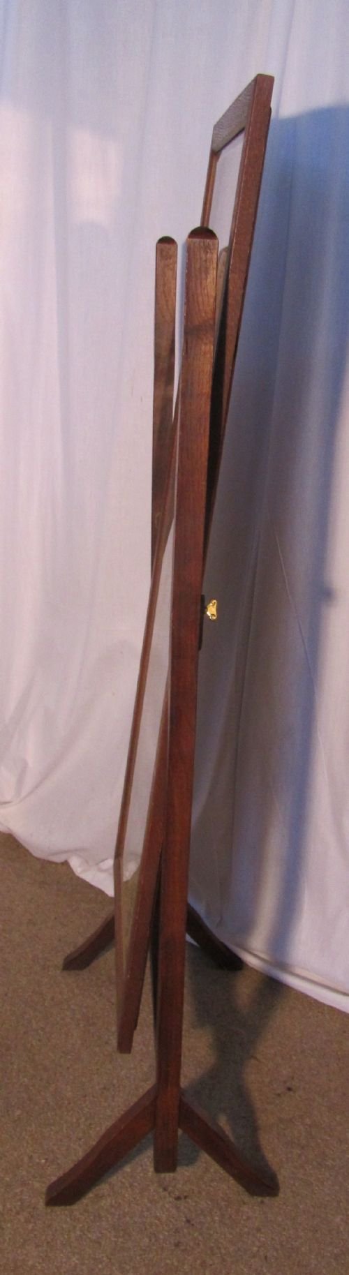 fig 1. Large Victorian Cheval Mirror dates from about 1900