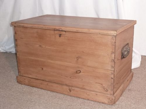 A Large Victorian Pine Blanket Box or Coffee Table