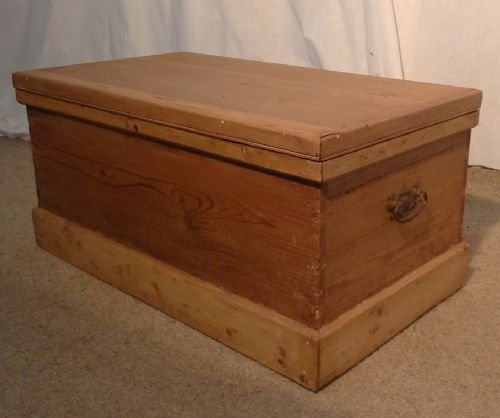 Victorian Rustic Pine Blanket Box or Coffee Table