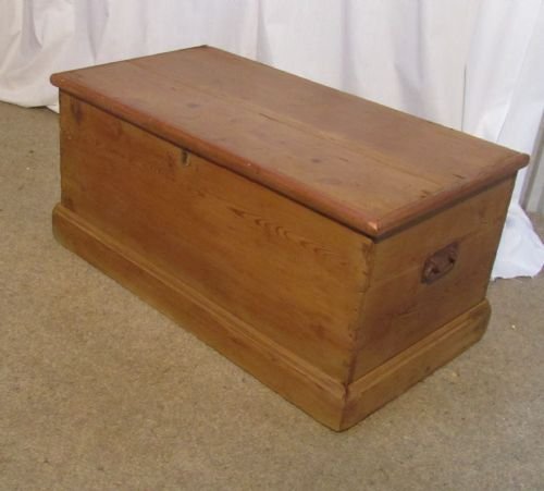 A Victorian Pine Blanket Box or Coffee Table
