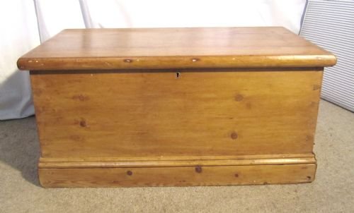 A Victorian Pine Blanket Box or Coffee Table