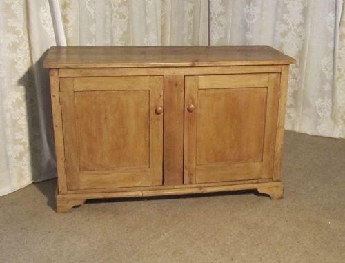 A 19th Century Stripped Pine Kitchen Cupboard