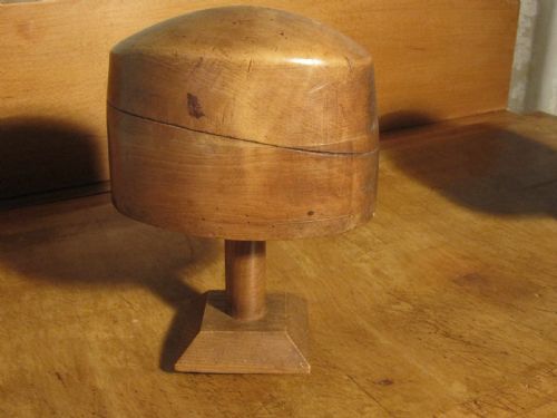 Vintage 19th Century Hat Block Stand, Shop Display