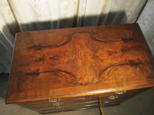 fig 1. Georgian 18th Century Walnut Chest of Drawers