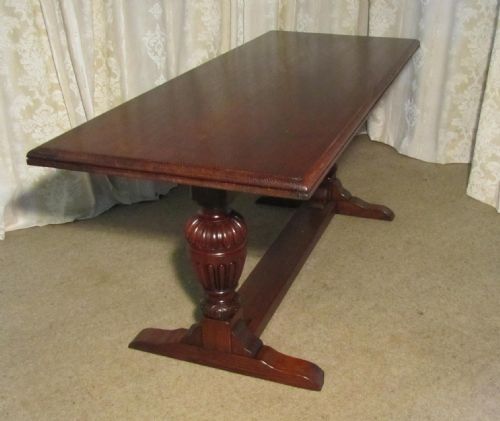 Victorian Oak Refectory Table