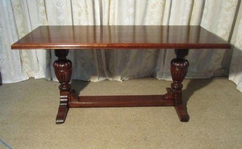 fig 1. Victorian Oak Refectory Table