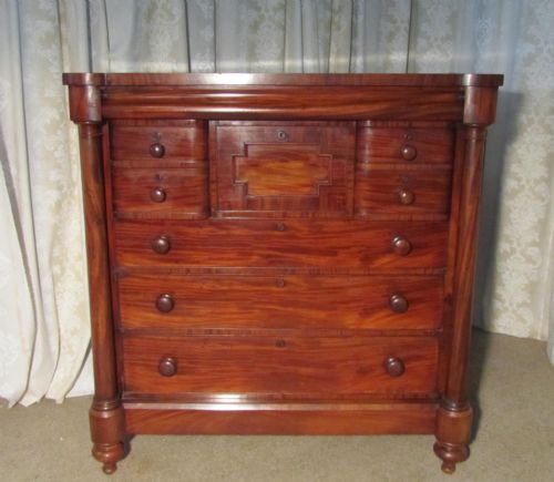 Large Victorian Mahogany Chest of Drawers, Scotch Chest