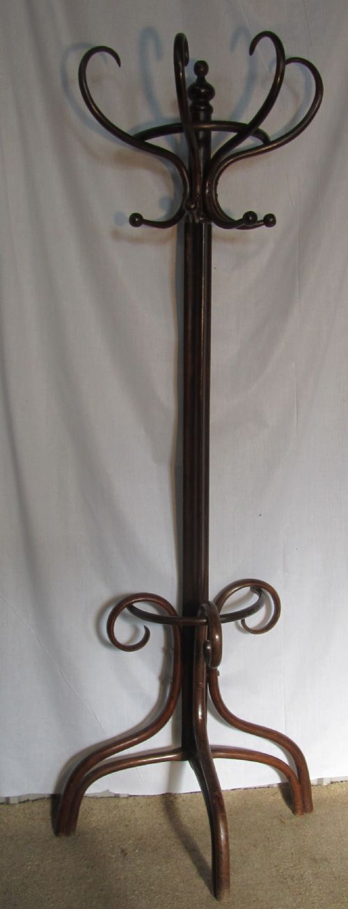 19th Century Bent Wood Hall Stand by Thonet