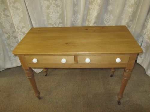 fig 1. An Attractive Victorian Pine Writing or Side Table