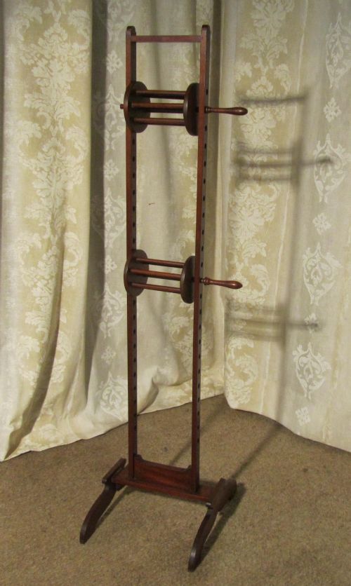 1st W War Hand Made Mahogany Wool Winder