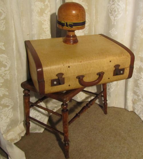 A Victorian Mahogany Luggage Rack, Suitcase Stand