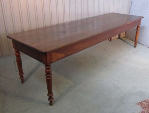 Very Long French Farmhouse Kitchen Elm Table