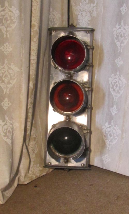 French Steel Traffic Lights