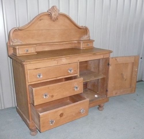 fig 1. Victorian Pine Lincolnshire Dresser Sideboard
