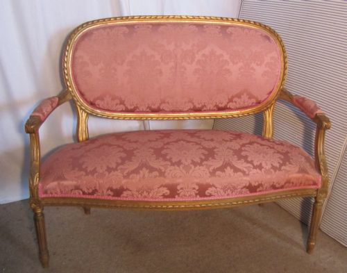 fig 1. French Finest Quality 5 Piece Salon Suite Circa 1880