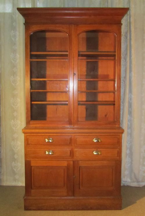 A Victorian Mahogany Haberdasher’s Cupboard or Bookcase