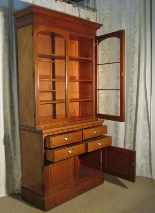 fig 1. A Victorian Mahogany Haberdasher’s Cupboard or Bookcase