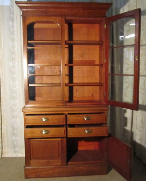 fig 2. A Victorian Mahogany Haberdasher’s Cupboard or Bookcase