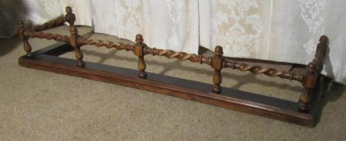 Victorian Barley Twist Oak Fender