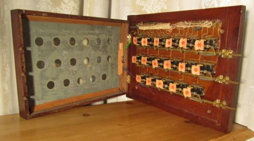 fig 1. A Large Edwardian Servants Bell Indicator Box