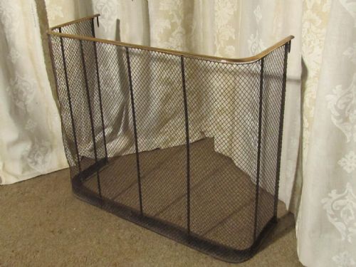 A High Victorian Nursery Fire Guard, Brass Fender