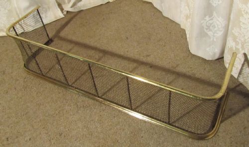 A Large Georgian Nursery Fire Guard or Club Fender